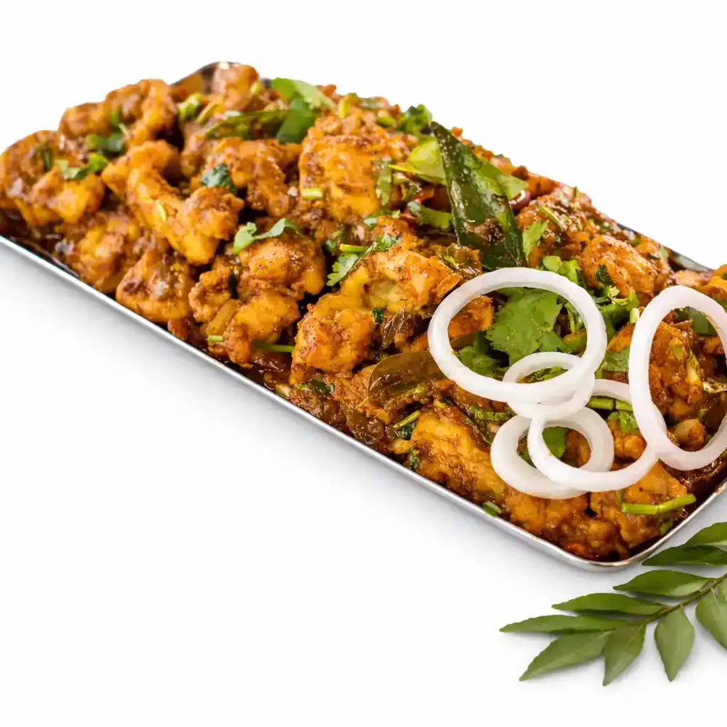 Kothimeera Chicken at Naga's South Indian Cuisine 
